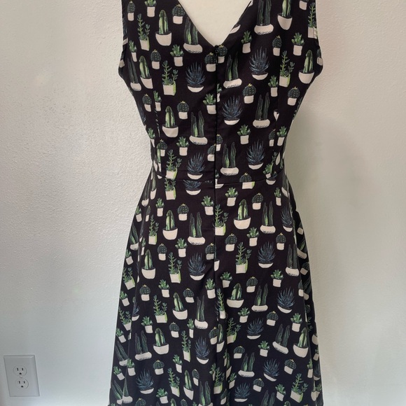 Amazon A-Line Cactus Print Dress - Picture 3 of 5
